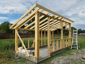 PPI Produce Washing and Processing station under construction