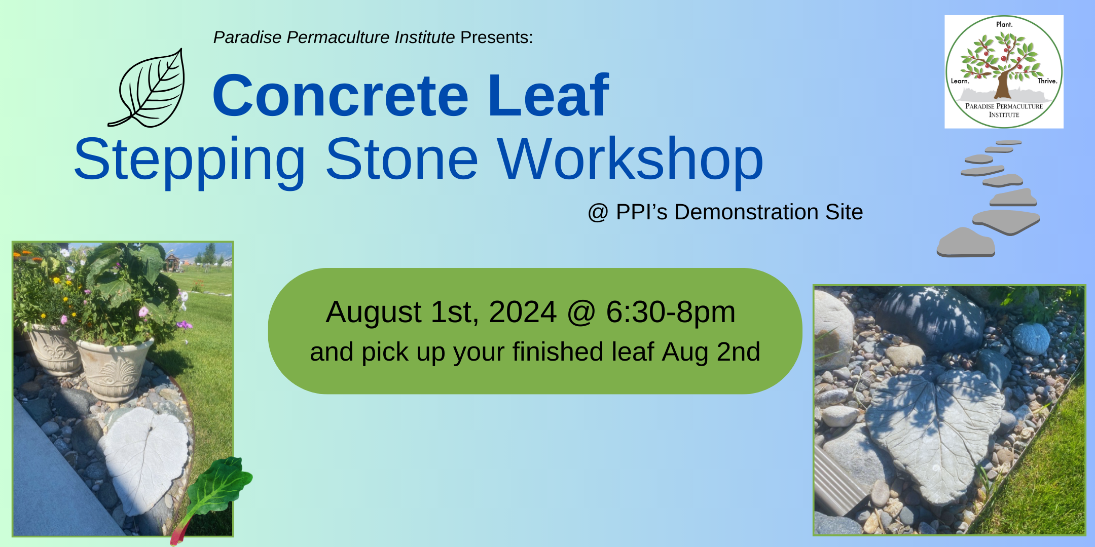 Concrete Stepping Stone Workshop