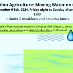 Restoration Agriculture: Moving Water on the Land - Mark Shepard